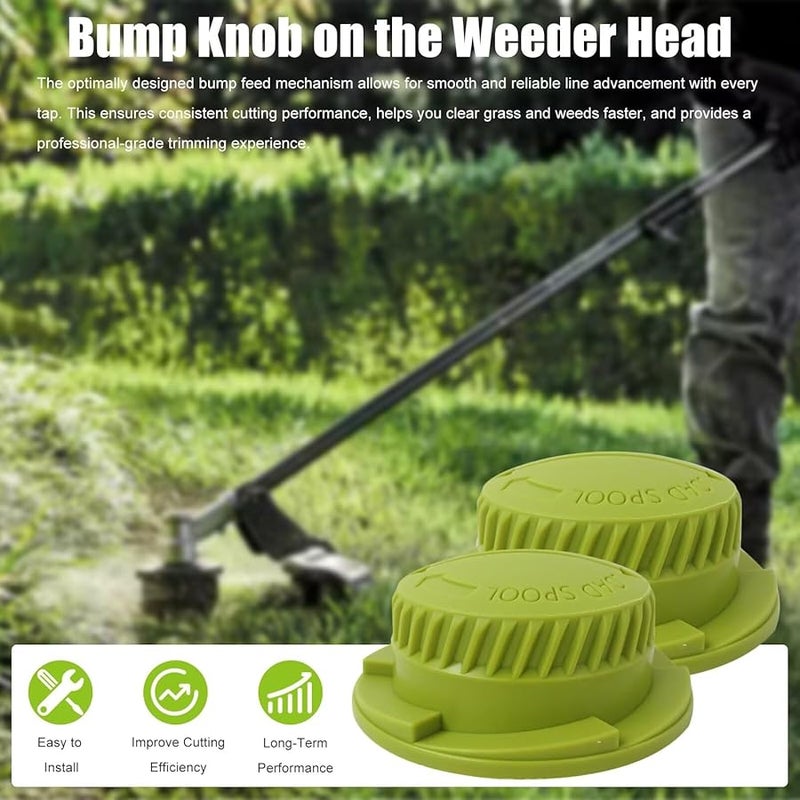 Green Bump Knob Replacement Compatible for Homelite BM26SSVNM BM4CSSAC BM4CSSACC Weed Eater String Trimmer - Image 5